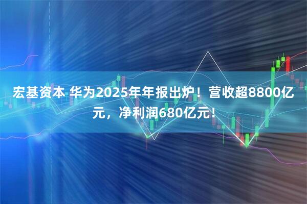 宏基资本 华为2025年年报出炉！营收超8800亿元，净利润680亿元！