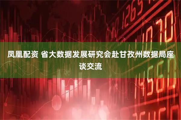 凤凰配资 省大数据发展研究会赴甘孜州数据局座谈交流