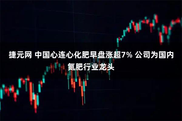 捷元网 中国心连心化肥早盘涨超7% 公司为国内氮肥行业龙头