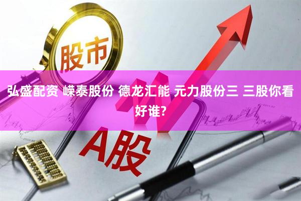 弘盛配资 嵘泰股份 德龙汇能 元力股份三 三股你看好谁?